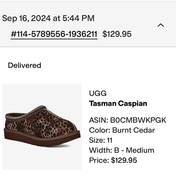 Preloved UGG Tasman Caspian - Picture 11 of 11